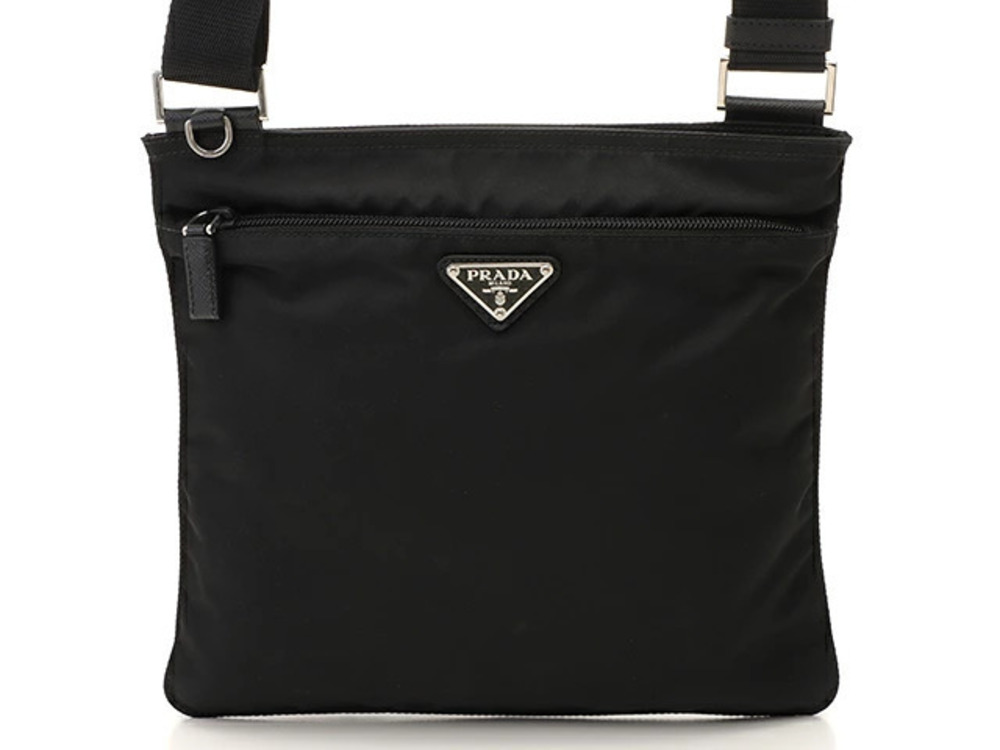 Prada Tessuto shoulder bag black